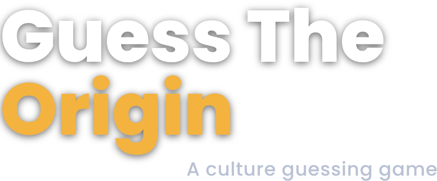 Guess the Origin, a culture guessing game