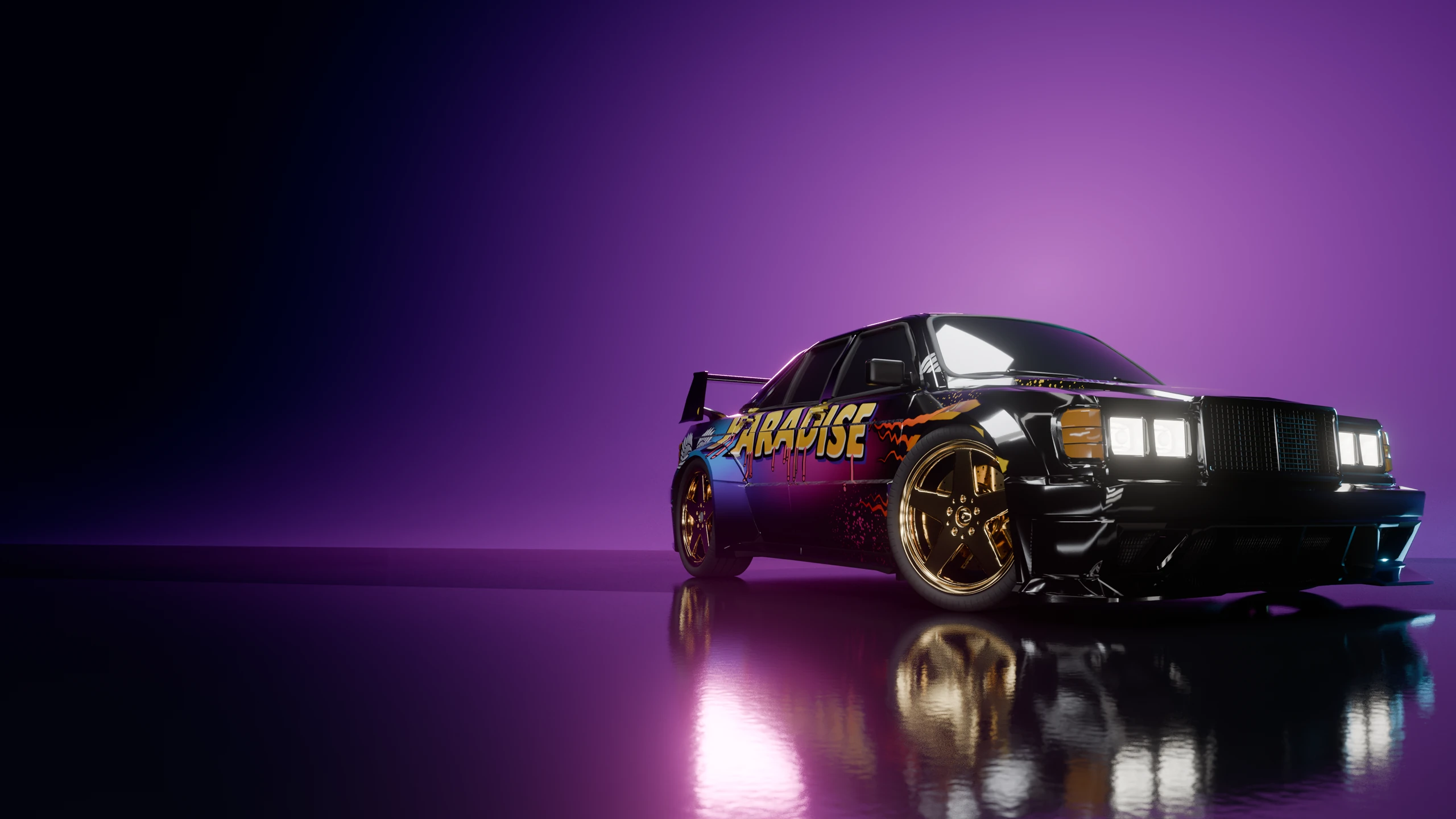 The MC-dex under purple neon